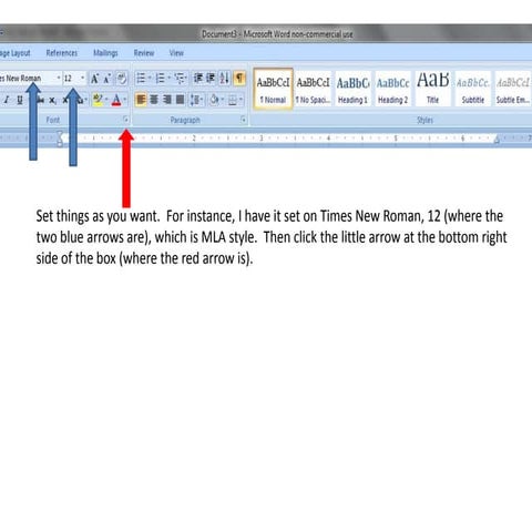 How to set your paper up in mla style