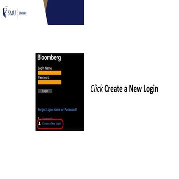 How to sign up for an individual Bloomberg account