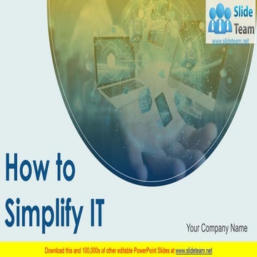 How To Simplify IT PowerPoint Presentation Slides | PDF | Cloud ...