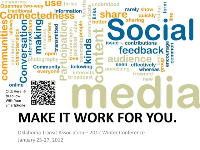 How To Make Social Media Work For You