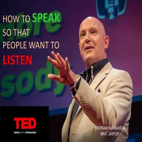 HOW TO SPEAK SO THAT PEOPLE WANT TO LISTEN
