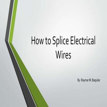 Basic Electrical Splicing