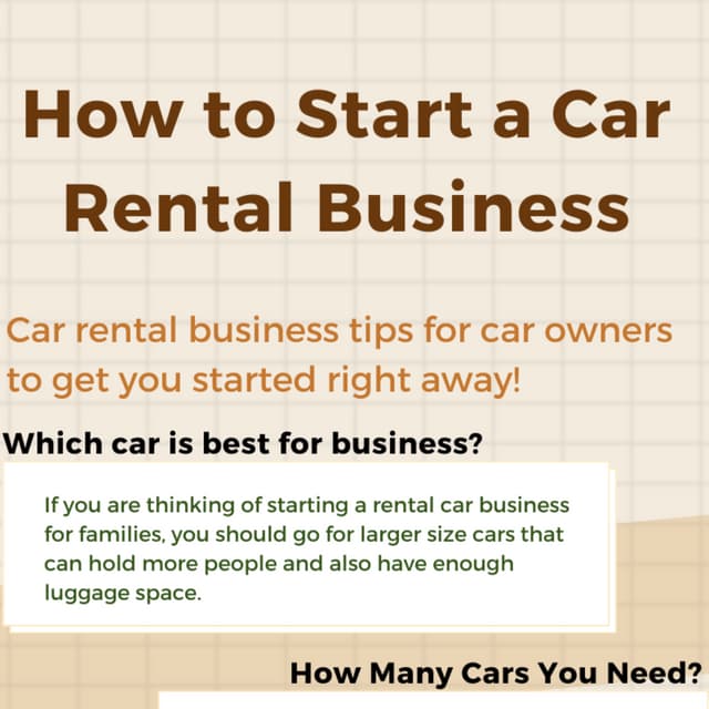 How to Start a Car Rental Business 5 Easy Steps PDF