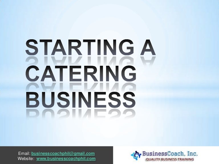 How to start a catering business