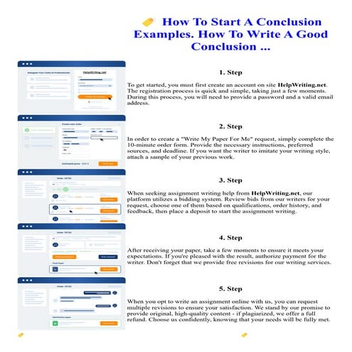 How To Start A Conclusion Examples. How To Write A Good Conclusion