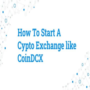 How to start an exchange like coin d cx