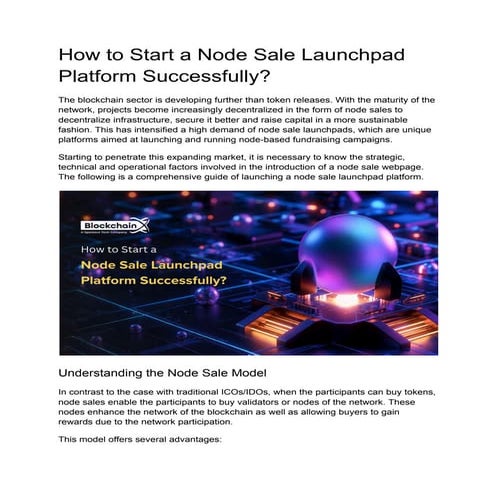 How to Start a Node Sale Launchpad Platform Successfully.pdf