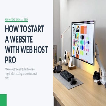Comprehensive 2026 Guide to Starting a Website with Web Host Pro | PDF