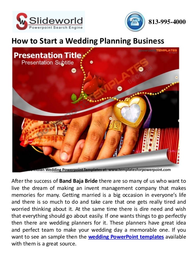 How To Start A Wedding Planning Business