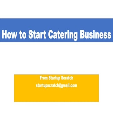 How to start catering business