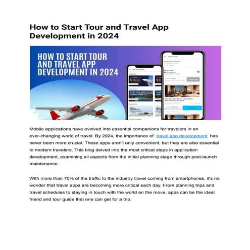 How to Start Tour and Travel App Development in 2024.pdf
