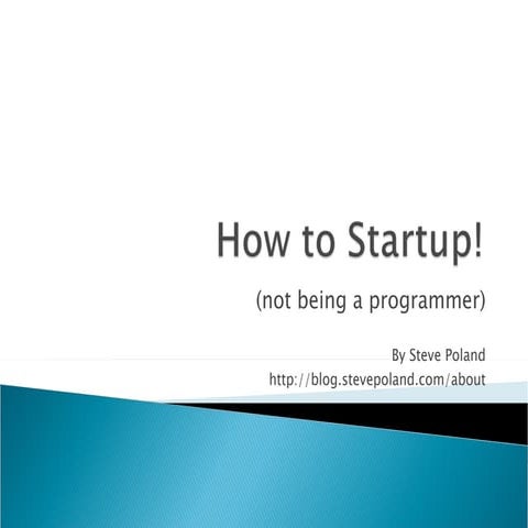 How To Startup!