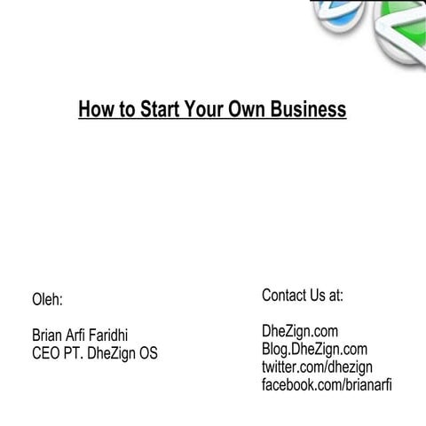 How to start your own business akademiberbagi