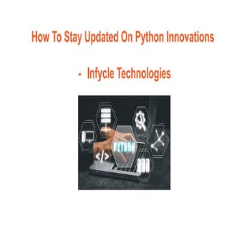 How to Stay Updated on Python Innovations | PDF