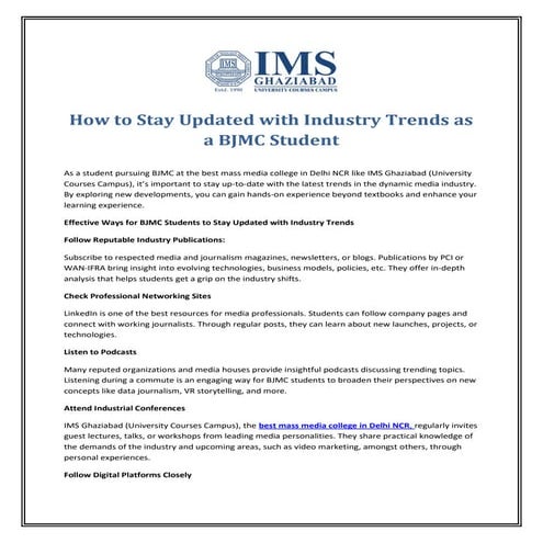 How to Stay Updated with Industry Trends as a BJMC Student.pdf