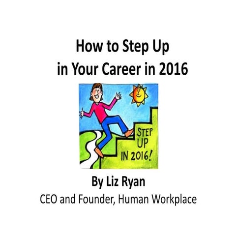 How To Step Up In Your Career in 2016 