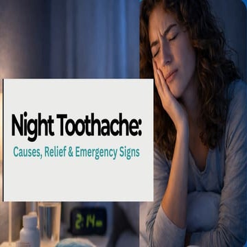 How to Stop a Toothache at Night — And When to Call an Emergency ...