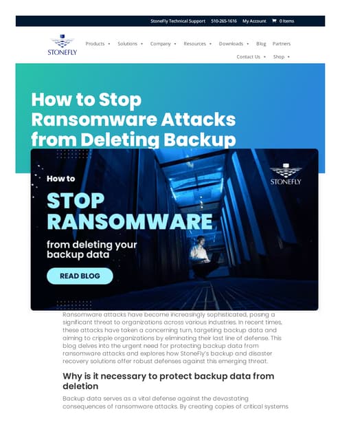 How To Stop Ransomware Attacks From Deleting Backup Data Pdf How To Stop Ransomware Attacks From Deleting Backup Data Pdf