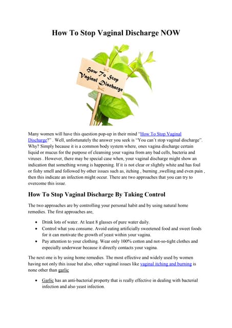 How to stop vaginal itch