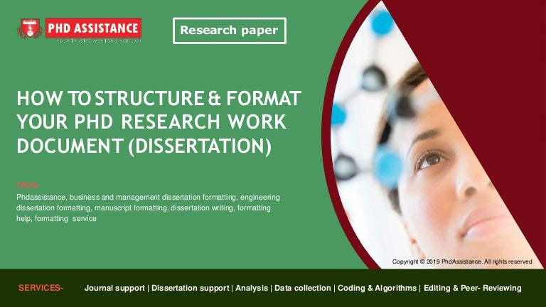How To Structure Format Your Phd Research Work Document Phd Disser