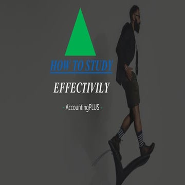 How to study effectively?