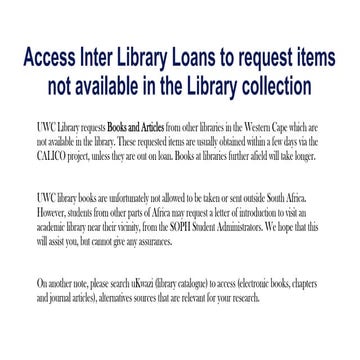 How to Submit an ILL Request