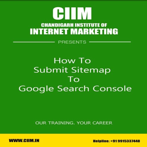 How to Submit Sitemap in Search Console
