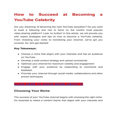 How to Succeed at Becoming a YouTube Celebrity.pdf
