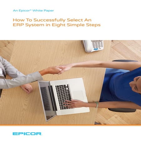 How to successfully select an #ERP system in eight simple steps