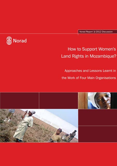 How to support womens land rights in mozambique