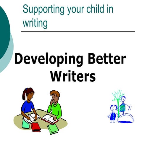 How to support your childin writing