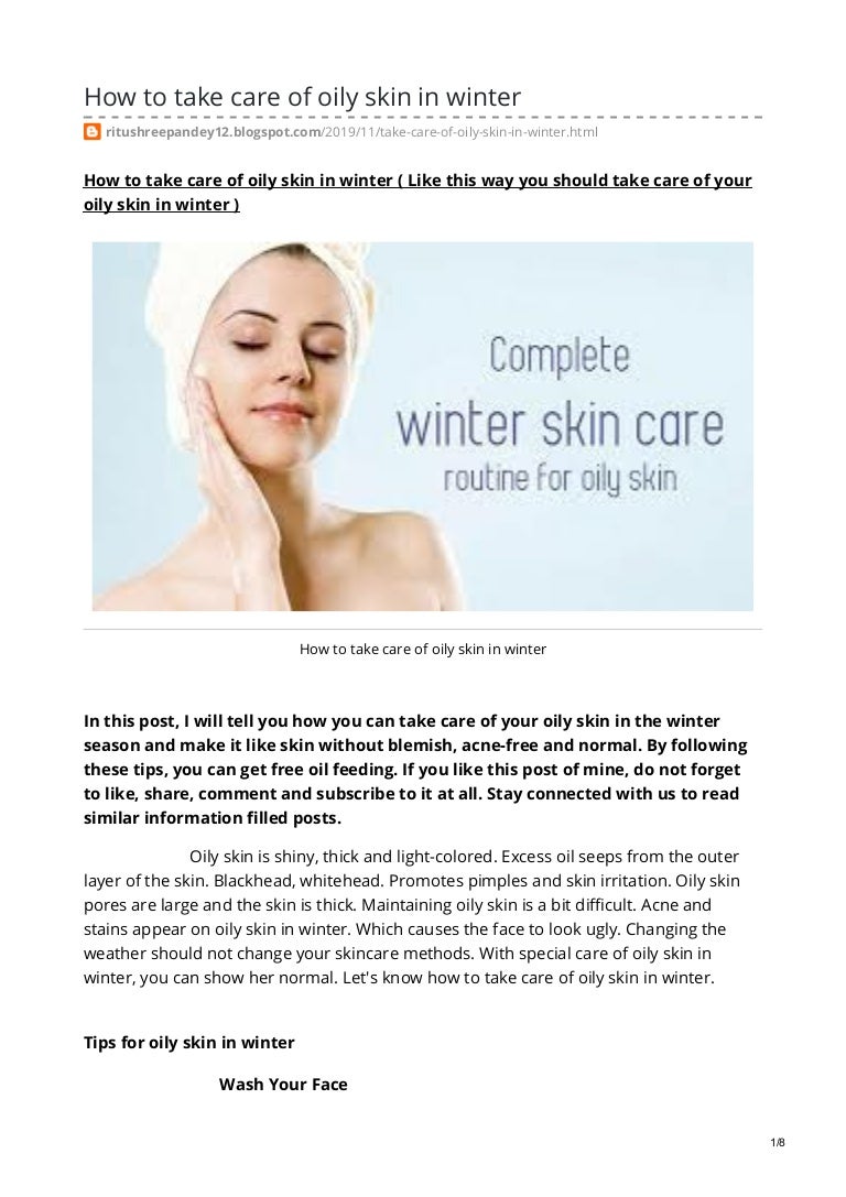 monsoon skin care for oily skin