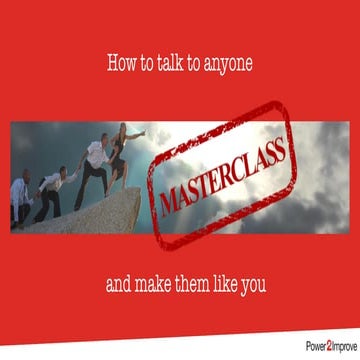 How to talk to anyone and make them like you handout 200804