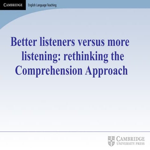how to teach listening in an effective way.ppt