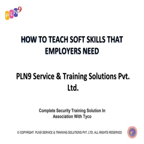 How to Teach Soft Skills
