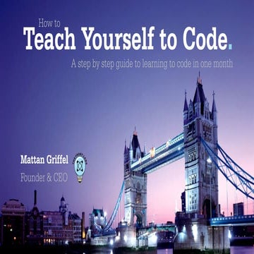 How to Teach Yourself to Code | PPT