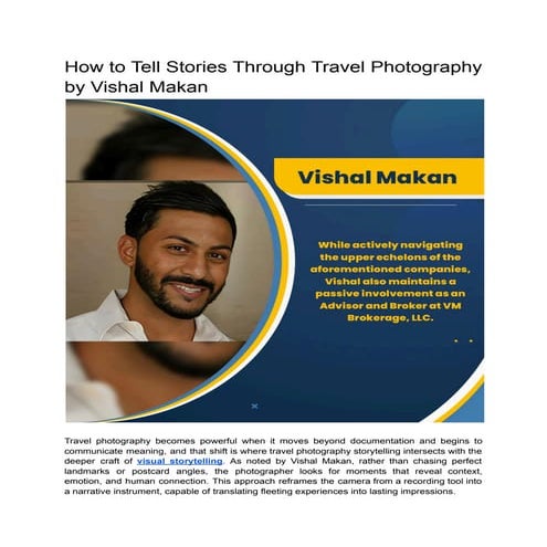 How to Tell Stories Through Travel Photography | PDF