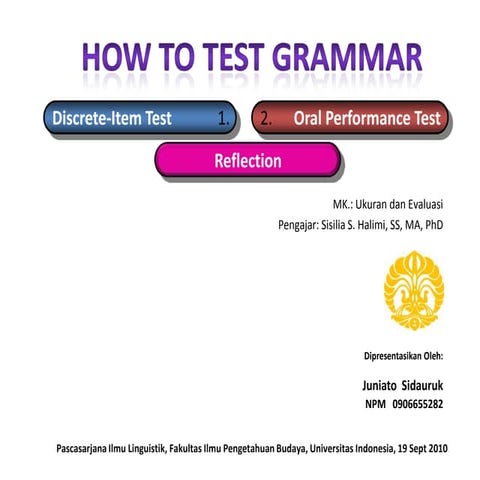 How to test grammar email