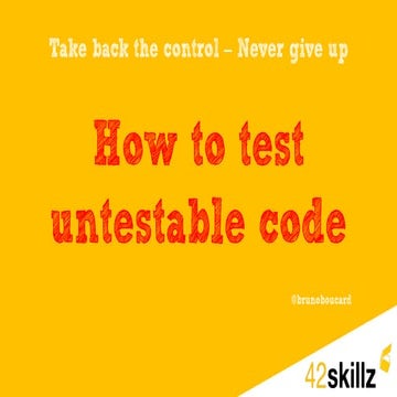 How to test untestable code at apidays Paris 2017 