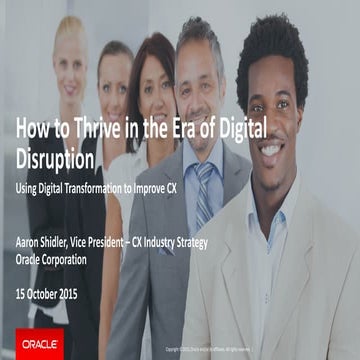 How to thrive in the era of digital 