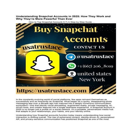 How to Top Snapchat Account( 9.7) A Step-by-Step Guide ....docx