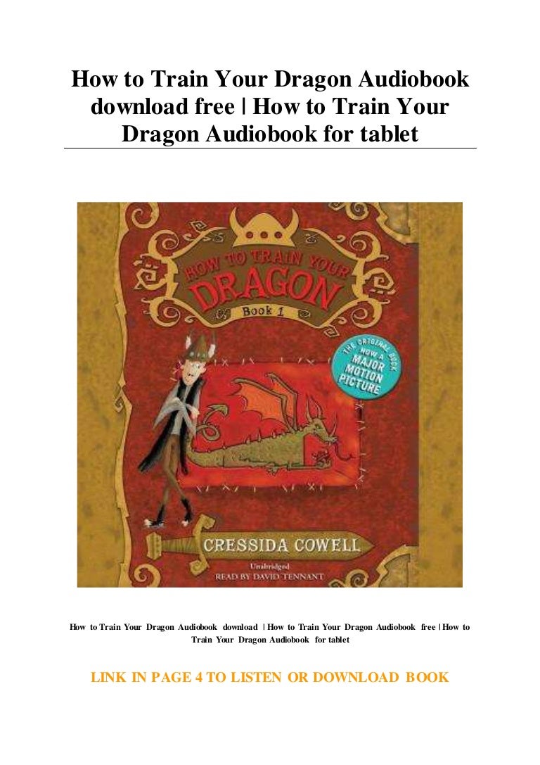 How To Train Your Dragon Audiobook