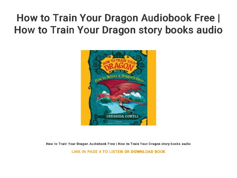 How to Train Your Dragon Audiobook Free How to Train Your Dragon st…
