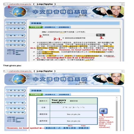 How to transcribe Chinese names in Taiwan, and the legal basis (guideline)