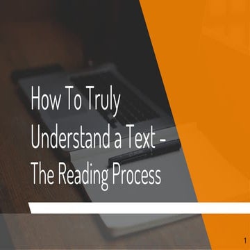 How to Truly Understand a Text - The Reading Process