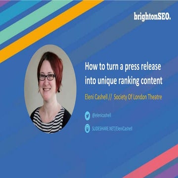 How to turn press releases into unique content