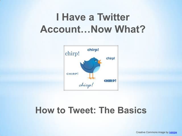How to Tweet