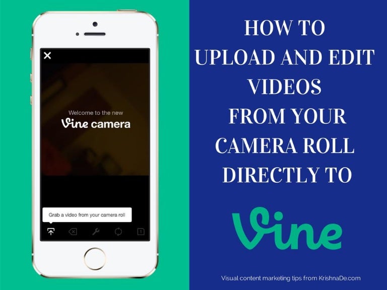 How to upload and edit videos from your camera roll and post them to