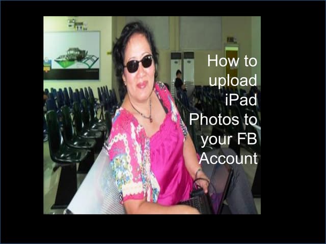 How to upload iPad photos