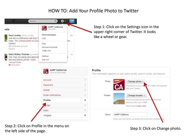 HOW TO: Upload A Profile Photo in Twitter
